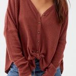 Urban Outfitters Thermal Long Sleeve Top Photo 0