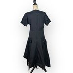 Bibhu Mohapatra Collective Cutout Fringe Dress Women's Plus 14 Black RTR Photo 4