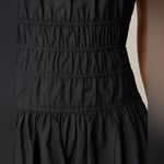 J Crew Hyacinth Dress In Cotton Poplin A Line Pockets Smocked Black MP Size undefined Photo 1