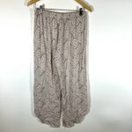 Evereve Roan + Ryan Cora Beach Split Baggy Boho Pants Womens Small Taupe Beige Photo 3
