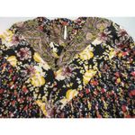 Anthropologie top by Free People multi print floral sz Medium Photo 2