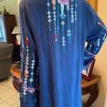 Johnny Was Embroidered Lulu Hummingbirds Tunic/ Mini Dress size PXL scoop neck Photo 4