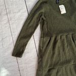 CENY new size XS dark green tiered long sleeve A line dress new Photo 1