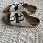 Birkenstock  Arizona White Double-Strap Sandals size 36 Photo 1