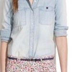 Madewell - NWT Denim Floral Print Shorts Photo 0