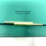 Forever Young  Bag Turquoise Magnetic Snap Wallet Phone‎ Strap Small Zip Closure Photo 5