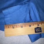 Maeve  The Colette Short Anthropologie High Waisted Blue Linen Blend Size 31 Photo 3