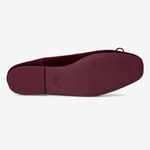 Cole Haan velvet ballet flats in wine NEW Photo 2