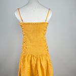 Farm Rio NWOT  Gathered Drop Waist Maxi Dress Size L Orange Cotton Photo 7