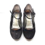 Juicy Couture  suede Mary Jane wedges, size 9, made in Italy Photo 1