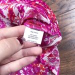 Show Me Your Mumu SMYM • Hazel Ruffle Top pink floral cold shoulder chiffon Pomegranate Punch Photo 6