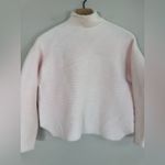 Michelle Mason  Pink Fuzzy Mock Neck Cropped Sweater size Small $388 Photo 6