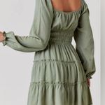 Miami NWT, Francesca Smocked Waist Emma Mini Dress, Sz L Photo 1