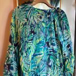 Lilly Pulitzer Matilda Silk Top Size Large Photo 1