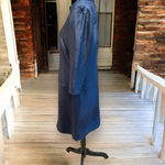 Amanda Smith ‎ pure silk shift dress with matching blouse size 14p/LgP navy blue Photo 1