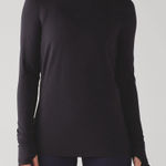 Lululemon  Ready to Rulu Turtleneck Pullover Long Sleeve Shirt Top Black Size 2/4 Photo 0