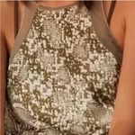 Free People ‘Intimately’ Nights Out Snakeskin Moss Green Bodysuit, Size S, NWOT Photo 1