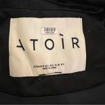 Atior Canyon black cotton silk blend cutout cropped blazer US6 Size 6 Photo 7