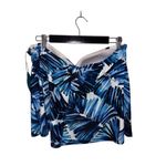 NWT Mynah Tankini Top Tropic Goddess Blue White Size 16W Photo 1