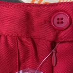 Faded Rose Women’s Red Pleated Mini Skirt Size Medium NWT Photo 2