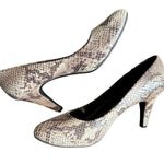 Merona Faux Snakeskin Heels Size 10 Photo 0