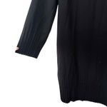COS Pleated Detail Midi Shift Dress Black Sz 12 Photo 1