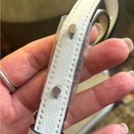 Kate Spade Authentic  leather/Straw zip top Crossbody Photo 8