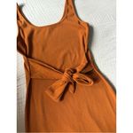 MOTF Vibrant Orange Knit Dress Photo 1