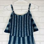 No Boundaries Super Cute Boho Hippie Romper Pantsuit, Shades of‎ Blue, Travel, Summer Size 7-9 Photo 3