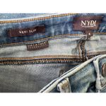 NYDJ Sheri Slim Ankle Lift Tuck Maele Stretch Shaping Jeans Split Hem 4 Photo 3