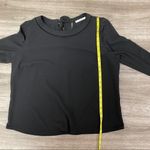 Camaieu Essential Eyelet Top Black Size S Photo 6