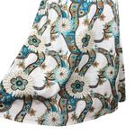 Chaudry Dress Medium Lightweight Summer Midi Sleeveless Dress Teal Floral New Photo 8