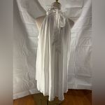 Aura  Elegant White Halter Dress Photo 2