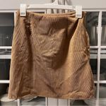 SheIn Tan Corduroy Mini Skirt Photo 1