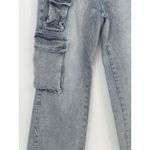 Indigo Rein Juniors' High-Rise Skater Wide-Leg Light Wash Jeans Size 7x32 Q0021 Photo 3