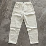 Anthropologie ’s Edwin Anderson High-Rise Ankle Jeans in Ivory, Size 27 NEW w/Tag Photo 1
