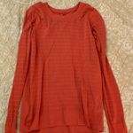 Lululemon athletica Orange Long Sleeve Top Photo 0