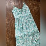 No Boundaries NoBo Long Flower Pattern Spaghetti Strap Dress Size LG 11/13 Photo 1