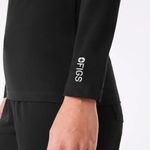 FIGS  Ribbed Longsleeve Underscrub in Black, Size Large Photo 5