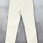 H&M ‎ Womens Jeans 4 High Rise Straight Leg Cream Minimalist Core Street Normcore Photo 0