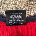 Polo Jeans Company Ralph Lauren American Flag 90s Knit Cotton Sweater Size L Red Size L Photo 5