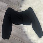 PaperMoon Black Crop Top Photo 1