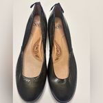 Sofft Ballet Flats Size 9.5 Dark Green Patent Leather Lace Up Bow Back Slip On Photo 1