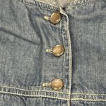 Aeropostale  Overall Dress Junior Womens Large Aero Jean Pearl Snap Front Y2K 90s Photo 2