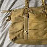 B Makowsky leather Women’s handbag Gold Yellow Metal Hardware Touch Medium Bag Photo 2