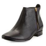 Cole Haan BELMONT BLACK LEATHER ANKLE ZIPPERED BOOTIES SHOES 8 Photo 0
