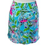 Lilly Pulitzer New Skorts Sway This Way Fairway Twill Bali Blue Women’s Size 00 Photo 3