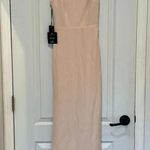 NWT Lulus Call My Name Blush Pink Backless Scoop Maxi Dress Sz XS Photo 9