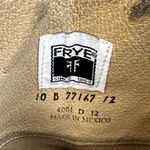 Frye  Melissa Button Knee High Riding Boots Leather Motorcycle Western Brown 10B Photo 4