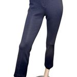 Tory Burch  Women’s 0 Navy Blue Wool Blend Sweater Knit Mid Rise Trousers Pants Photo 0